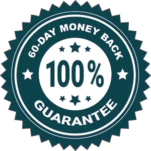 VidaCalm 60-day money-back guarantee badge
